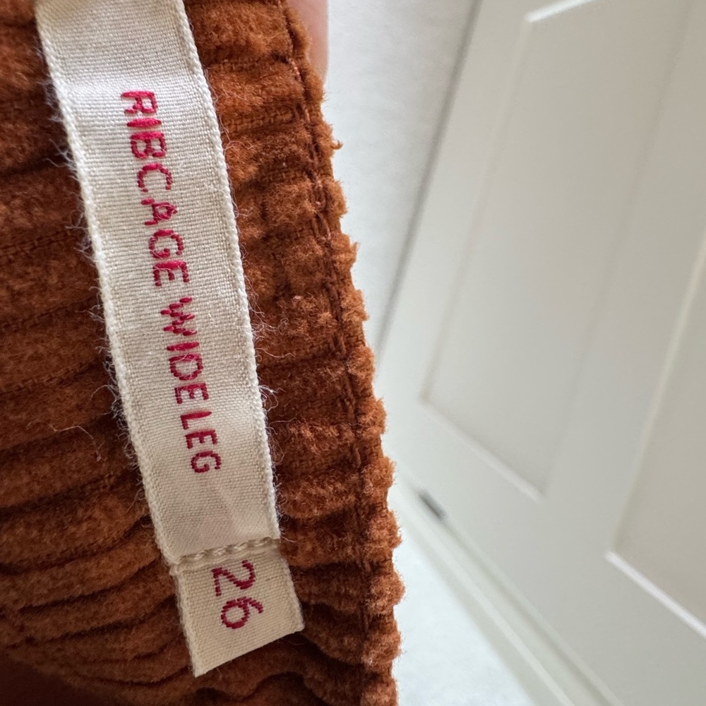 Levi Ribcage Wide Leg Pants in Brown